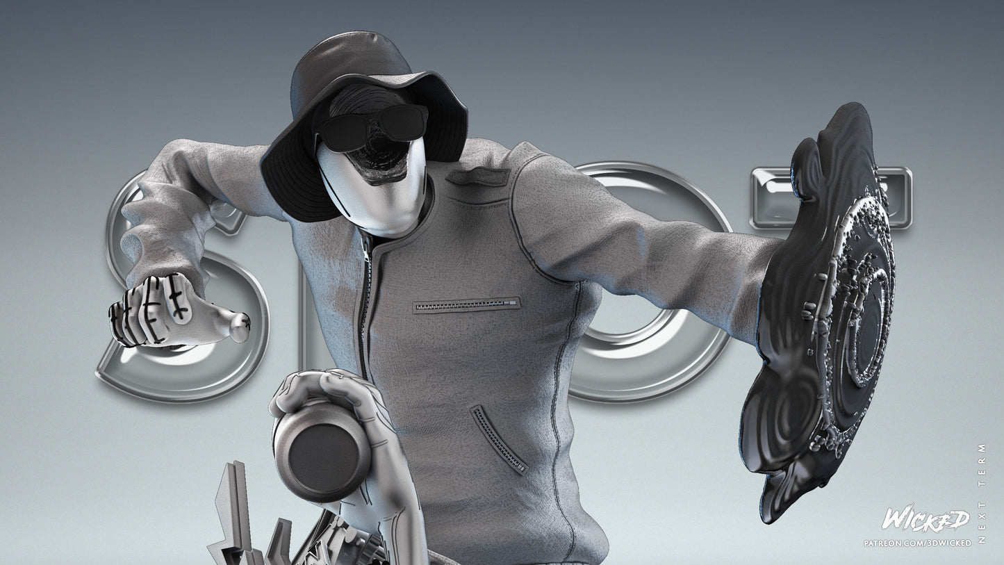 The Spot (Fan Art) Bust - 4 or 8 scale (300mm or 150mm) - 3D Print