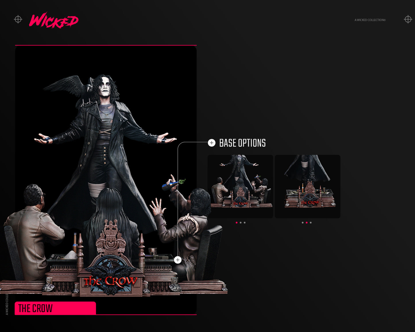 The Crow (Diorama) 3d Printed 6 and 12 Scale - Fan Art (B3dserk)
