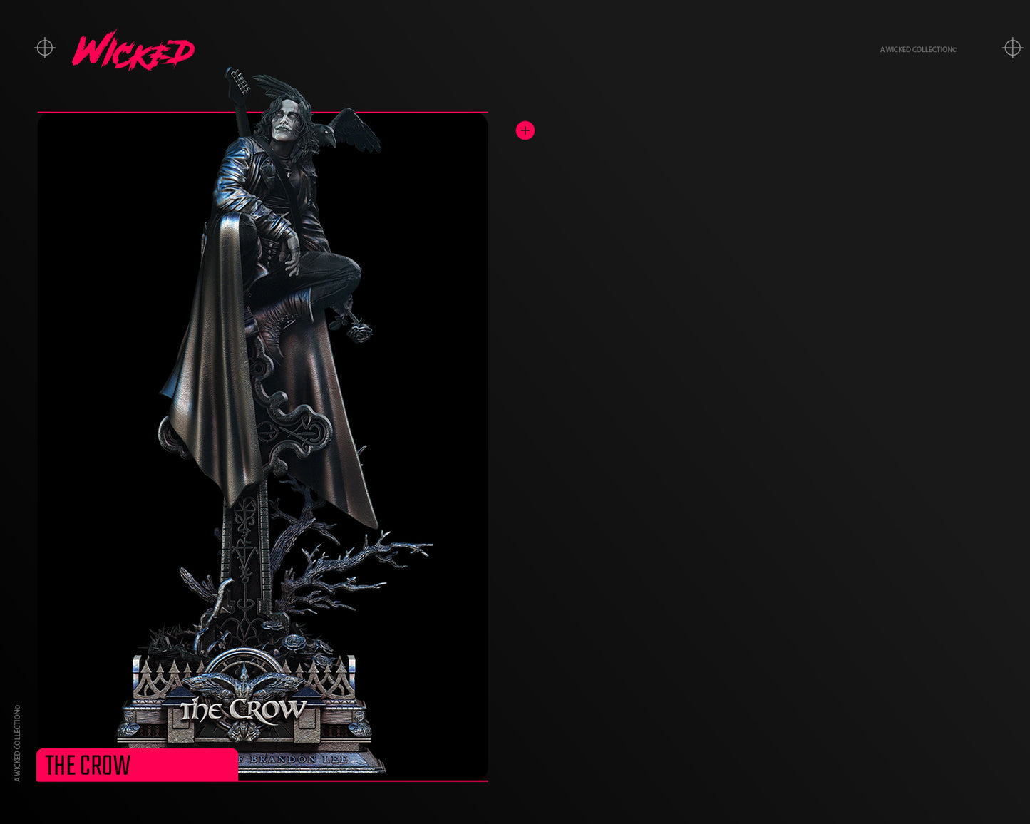 The Crow (Sculpt) 3d Printed 6 and 12 Scale - Fan Art (B3dserk)