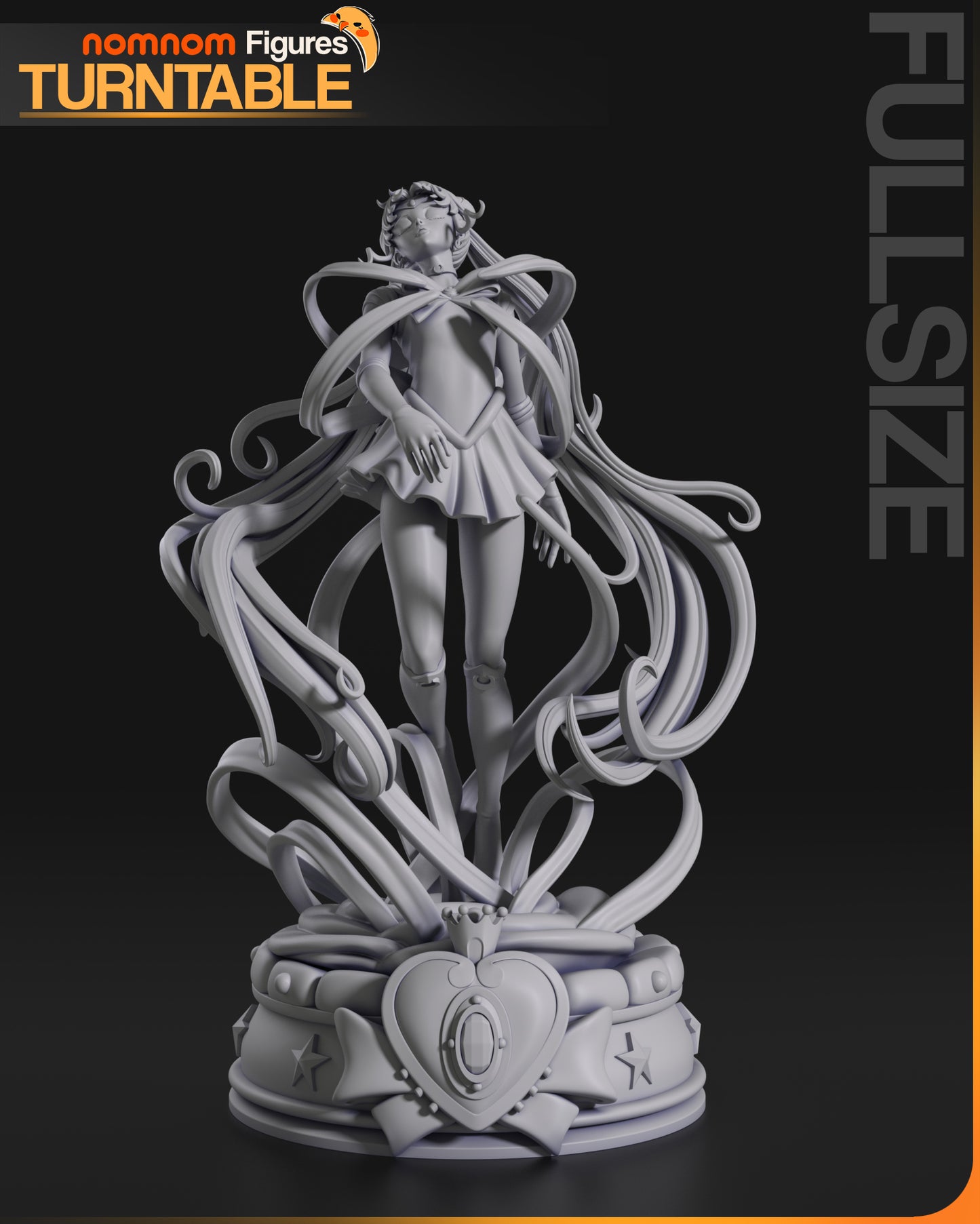 Sailor Moon 3D Print Fan Art - 10 Scale - Full Figure / Mini / Bust