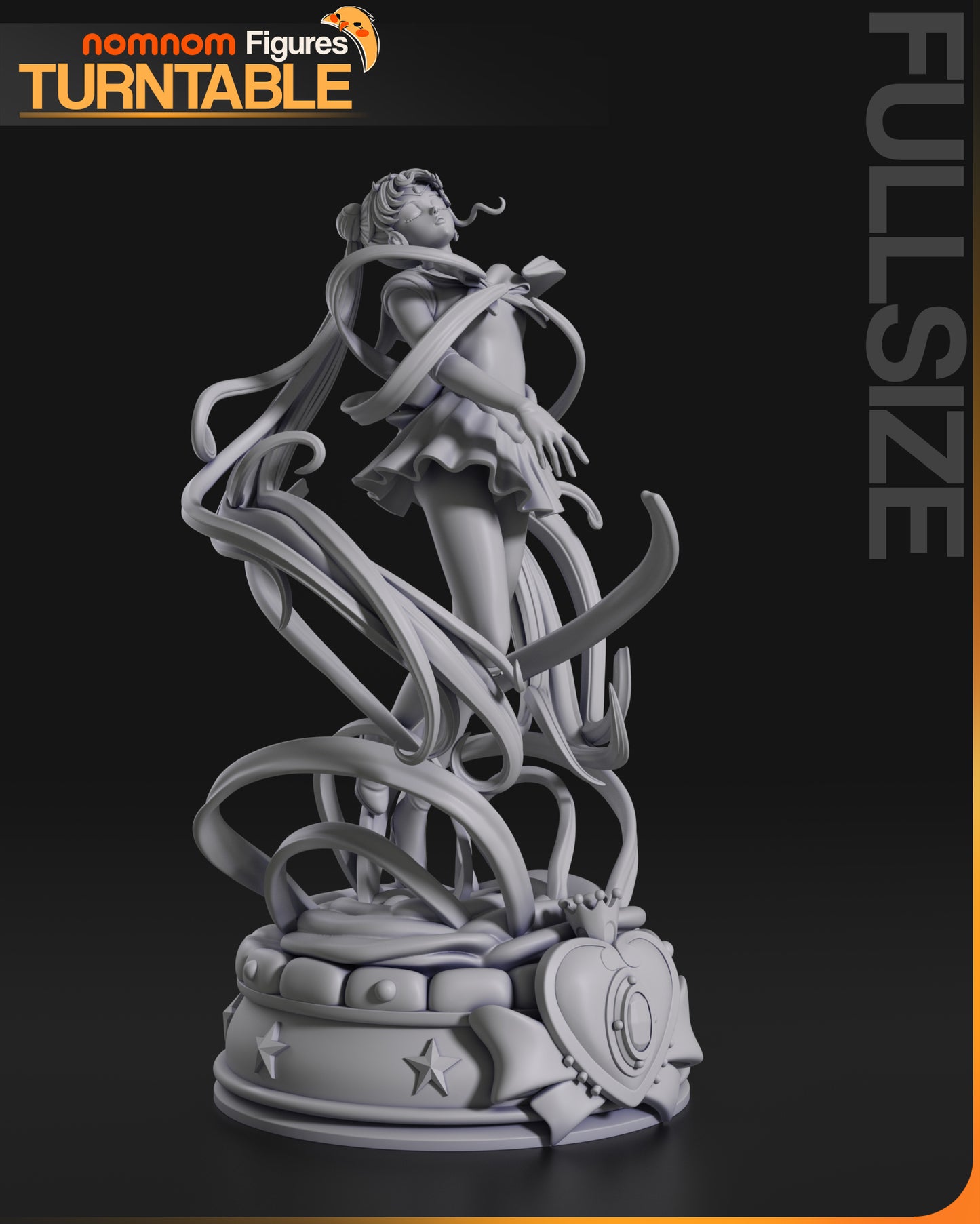 Sailor Moon 3D Print Fan Art - 10 Scale - Full Figure / Mini / Bust