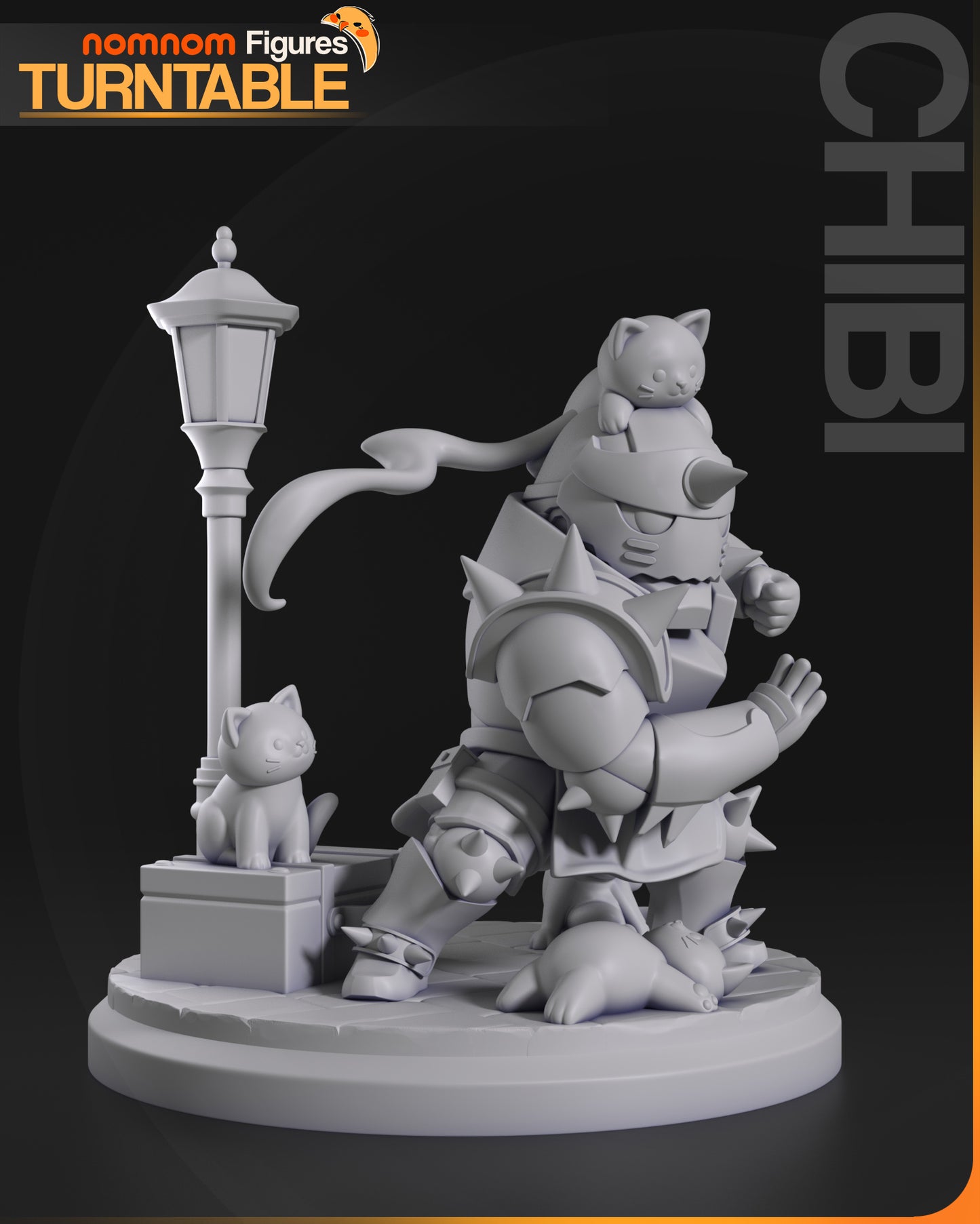 Chibi Alphonse Elric (Full Metal Alchemist) - 3D Print - Model Kit