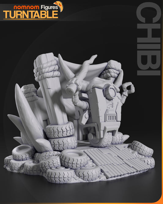 Chibi - Claptrap - Borderlands 3D Printed Statue Model Kit