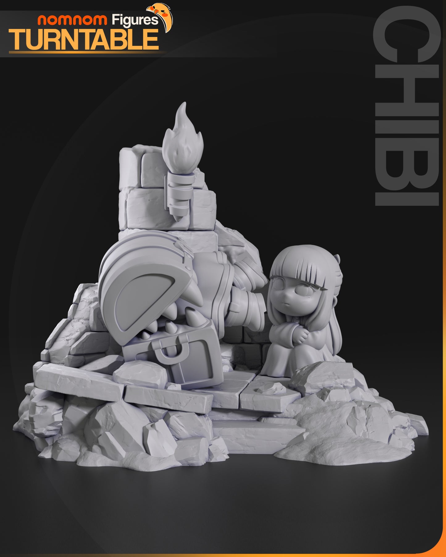 Chibi Mimi Chest x Frieren - 3D Print - Model Kit - Nomnom