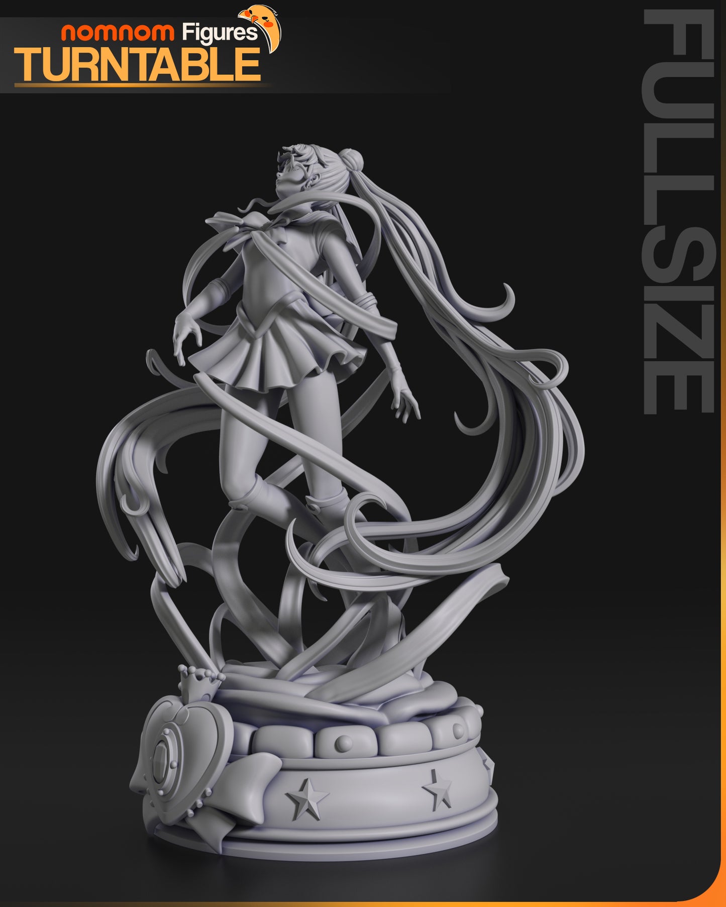 Sailor Moon 3D Print Fan Art - 10 Scale - Full Figure / Mini / Bust