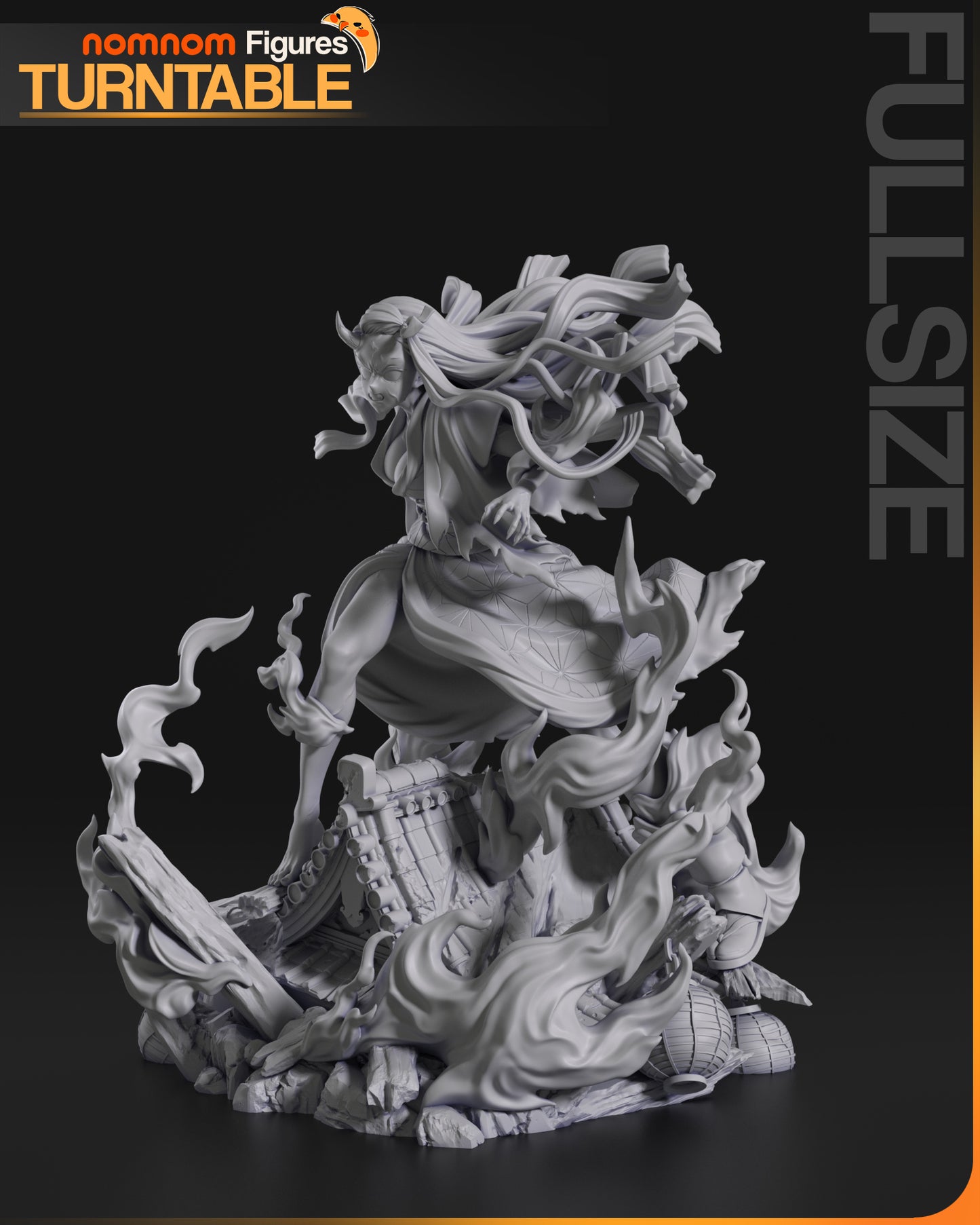Nezuko (Demon Slayer) - 3D Print - Model Kit - (Nom Nom)