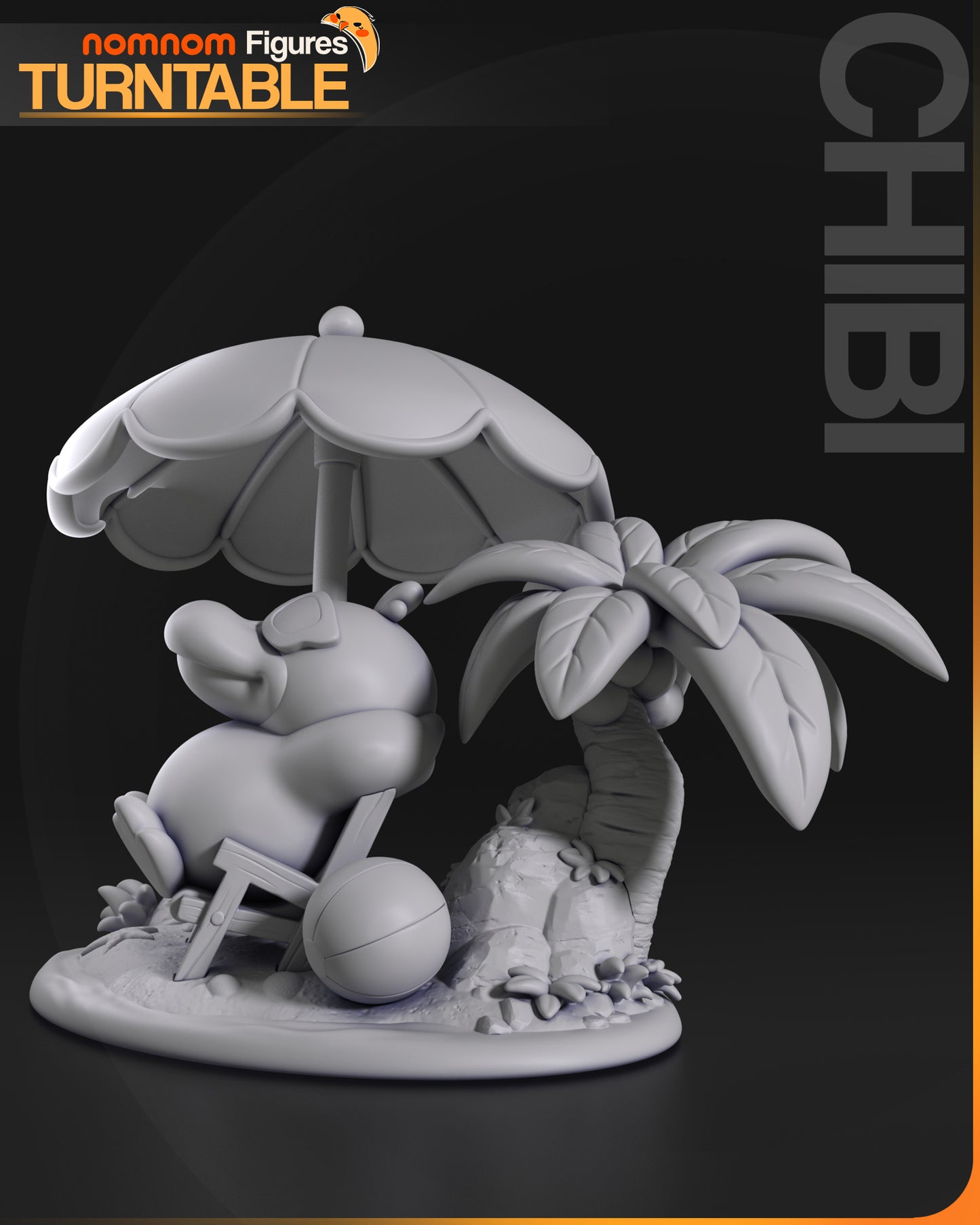 Psyduck (Pokémon) Chibi - 3D Print Fan Art - 82mm