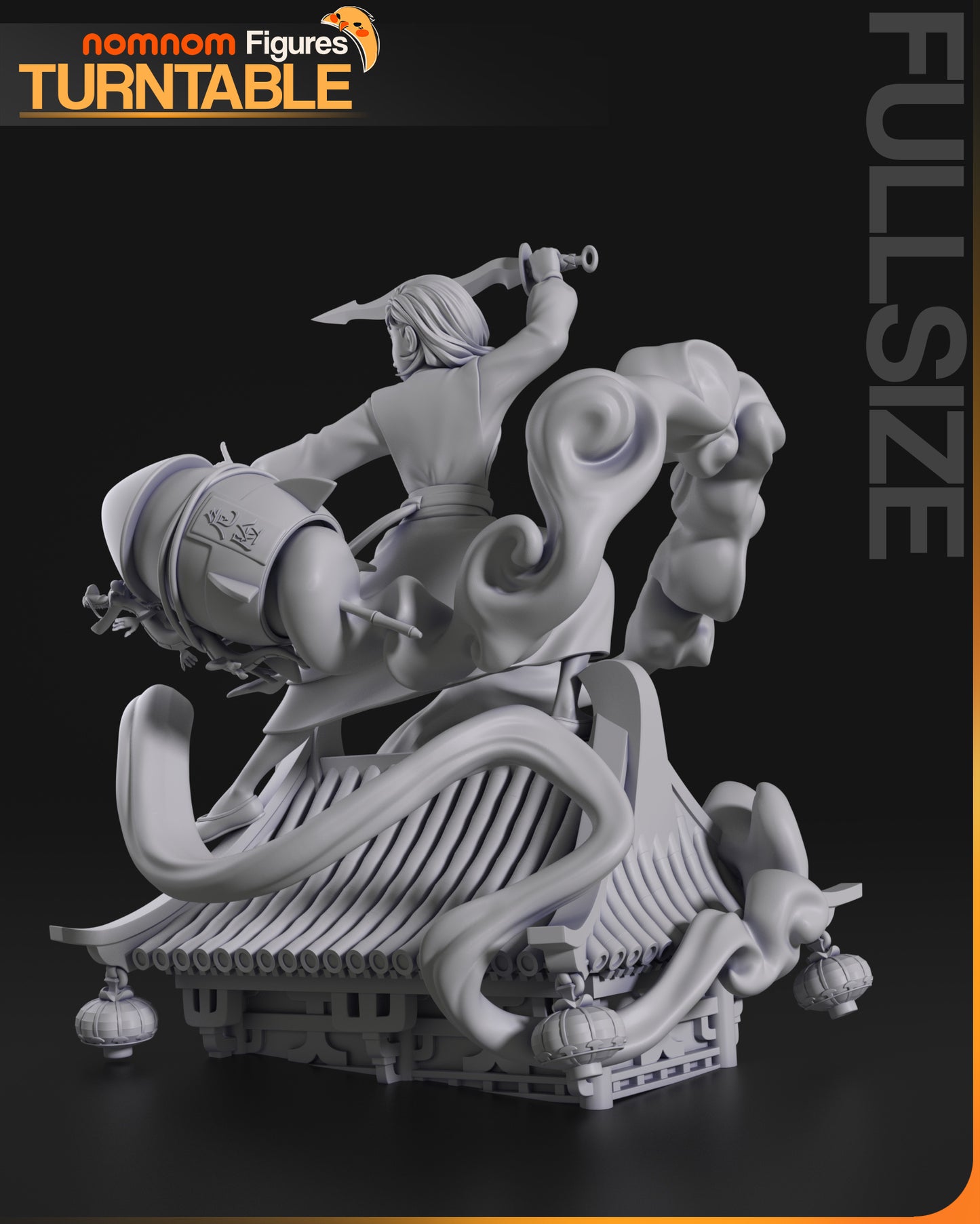 Mulan - 3D Print - Model Kit - 10 scale (Nom Nom)