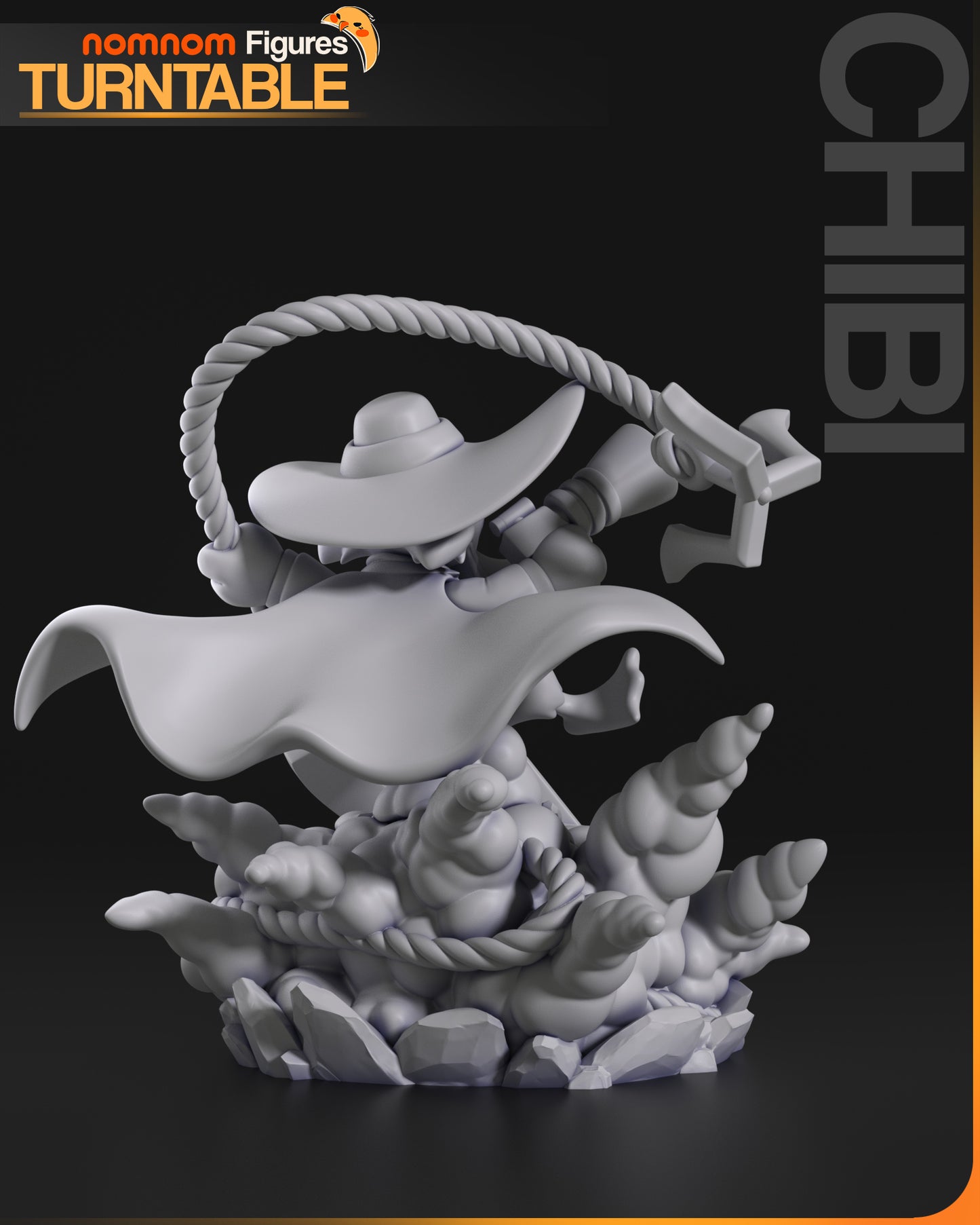 Darkwing Duck (Chibi Fan Art) 3d Printed Model Kit