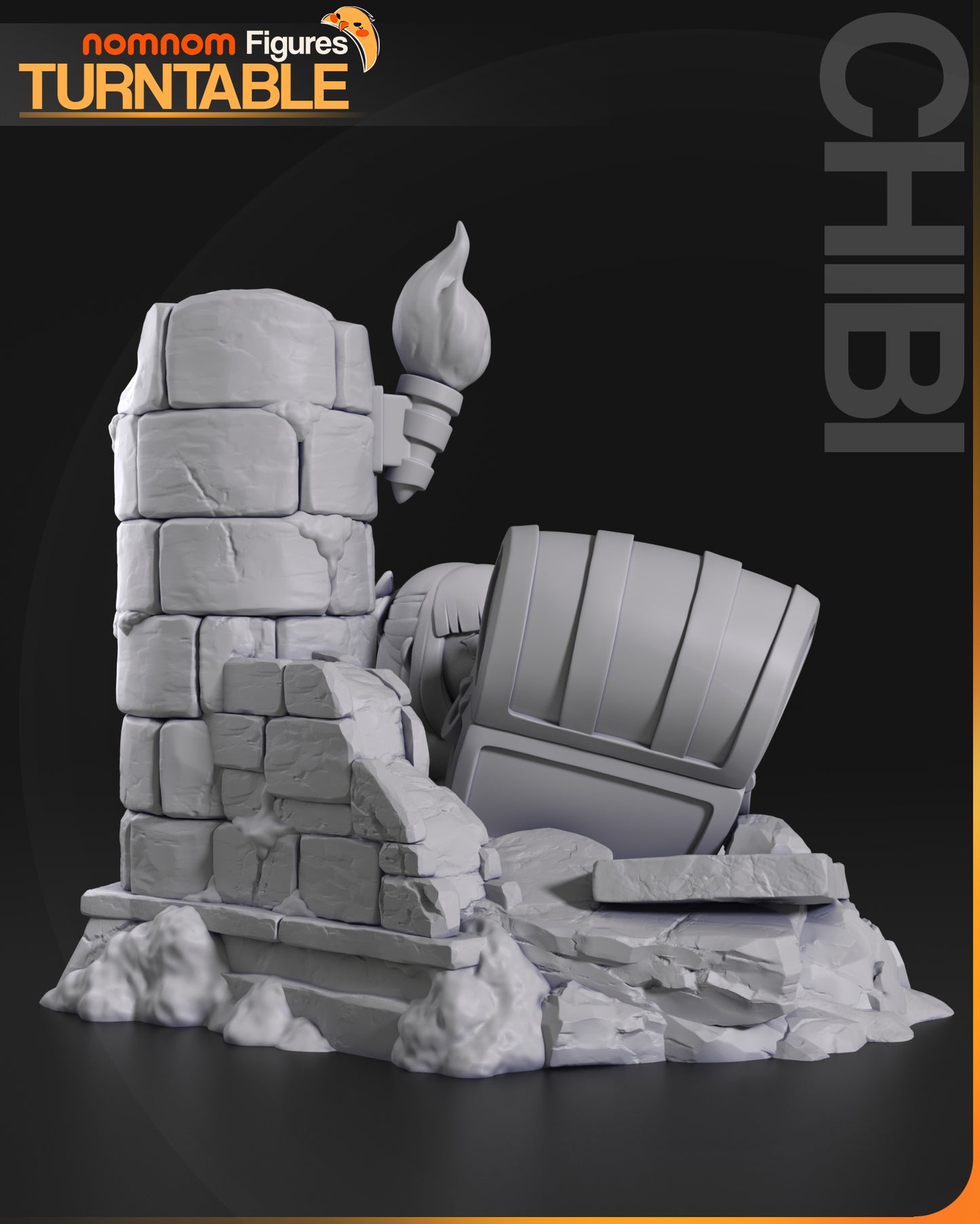 Chibi Mimi Chest x Frieren - 3D Print - Model Kit - Nomnom