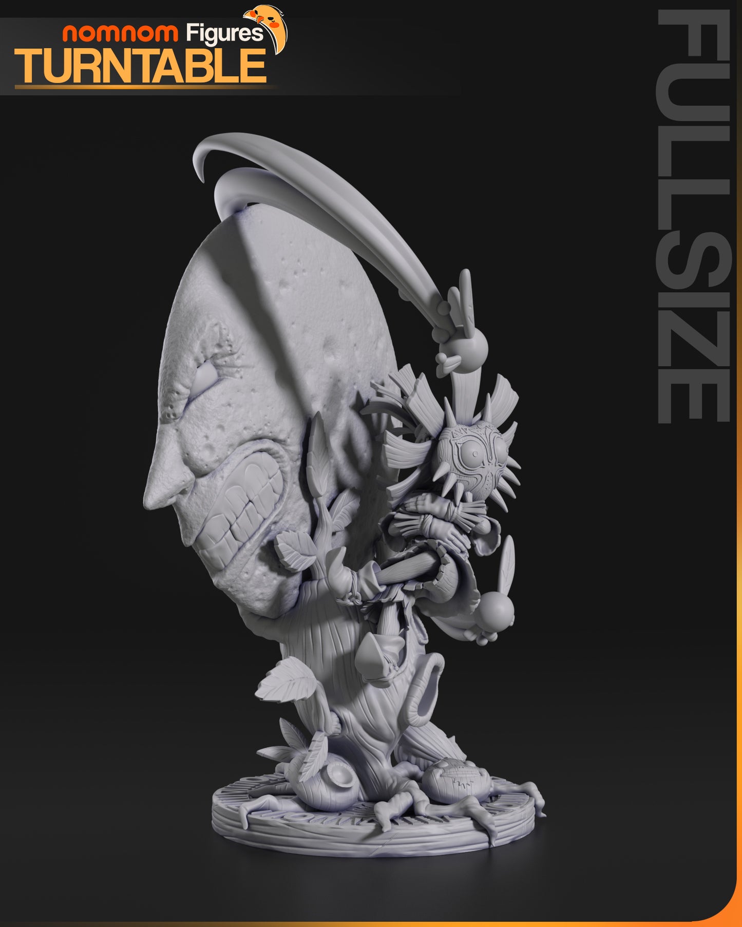 Skull Kid (Zelda) - 3D Print - Model Kit - 10 scale (Nom Nom)