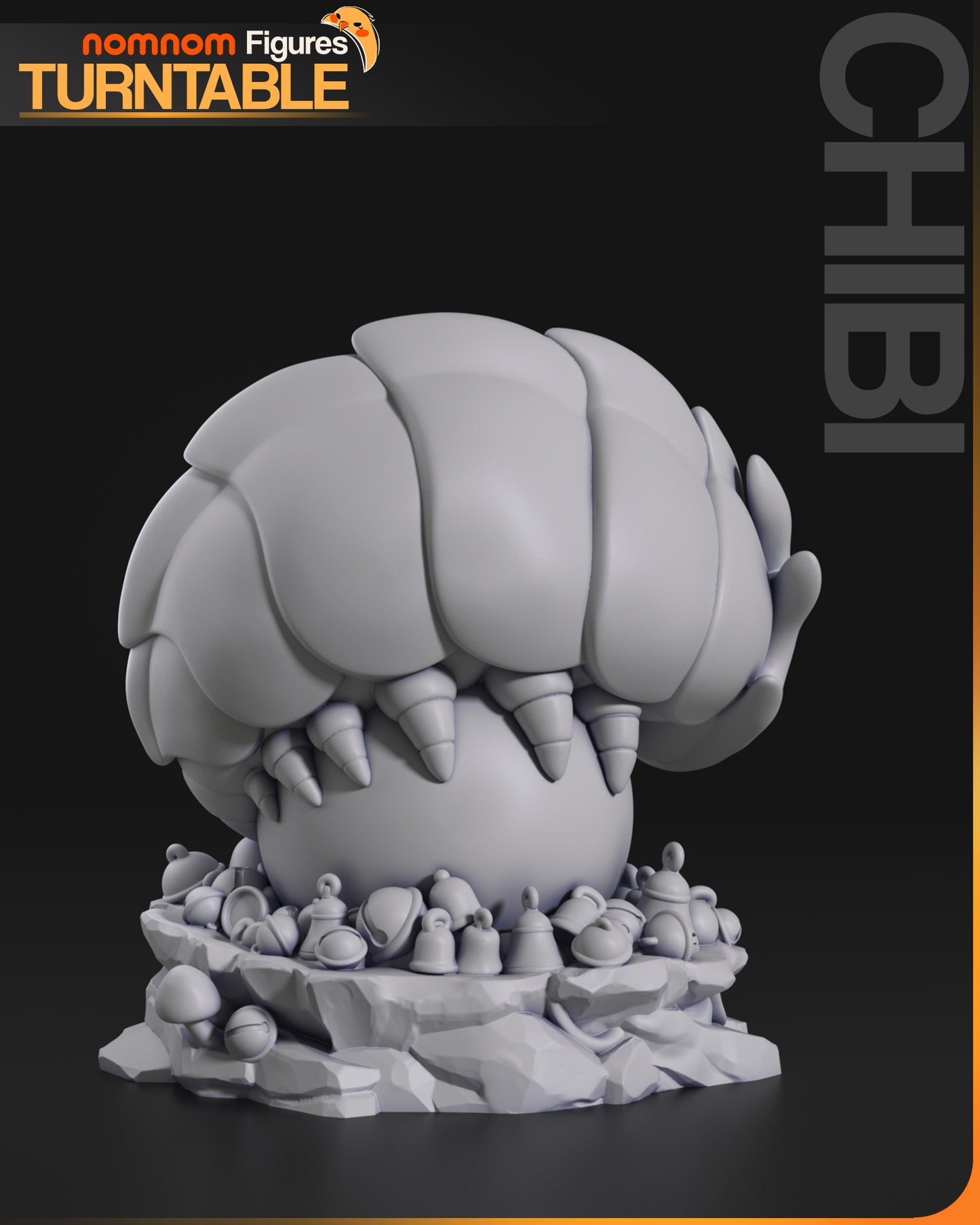 Bell Beast (Hollow Knight: Silksong) 3d Printed Chibi Model Kit
