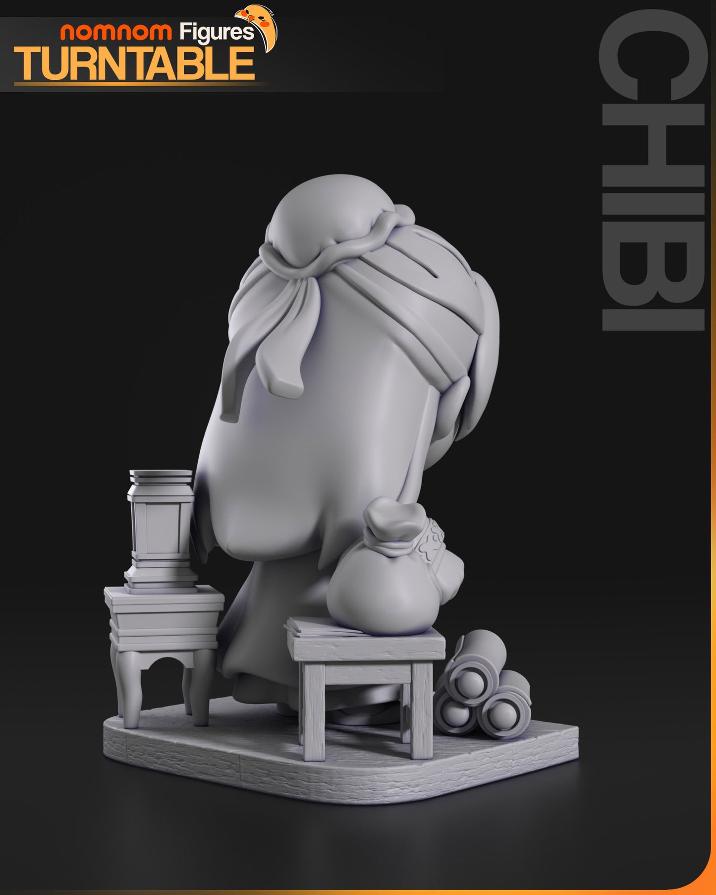 Chibi Jinshi (The Apothecary Diaries) 3d Printed Model Kit