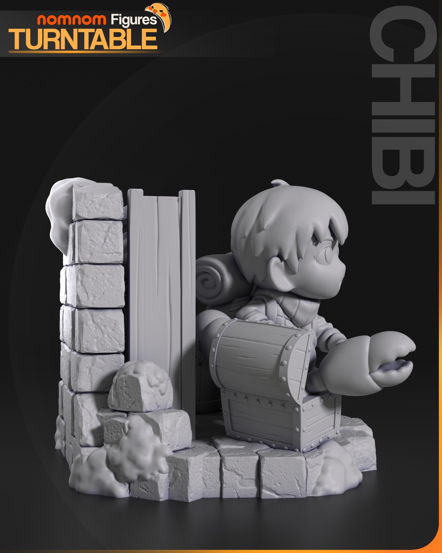 Chibi Chiluck (Dungeon Meshi) - 3D Print - Model Kit - (Nom Nom)