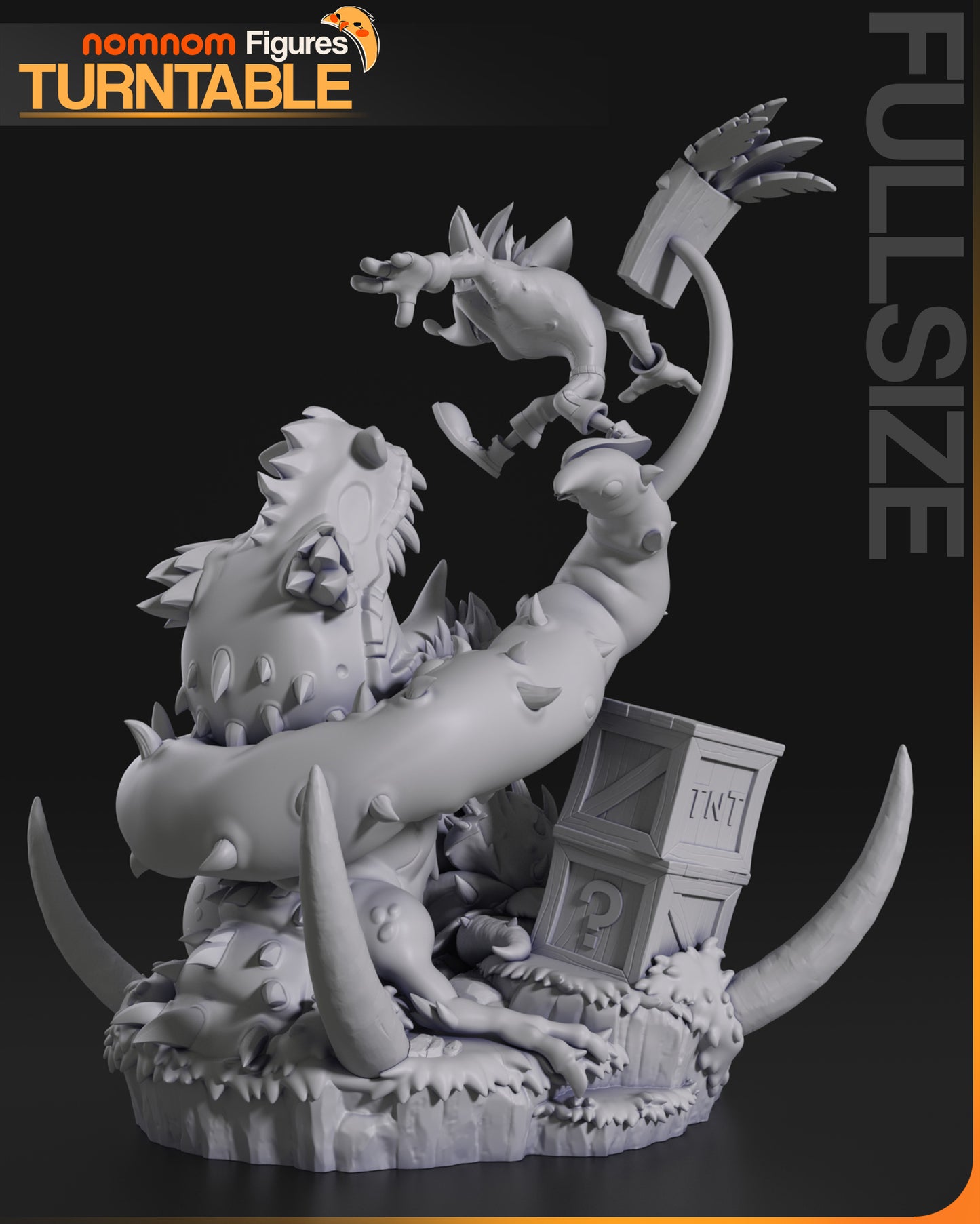 Crash Bandicoot - 3D Print - Model Kit - (Nom Nom)
