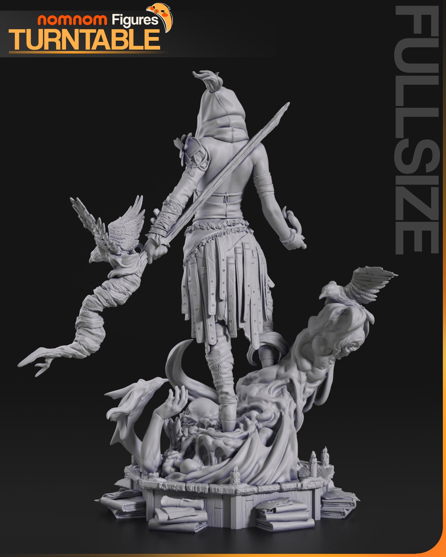 Morrigan (Dragon Age) 3d Printed Model Kit