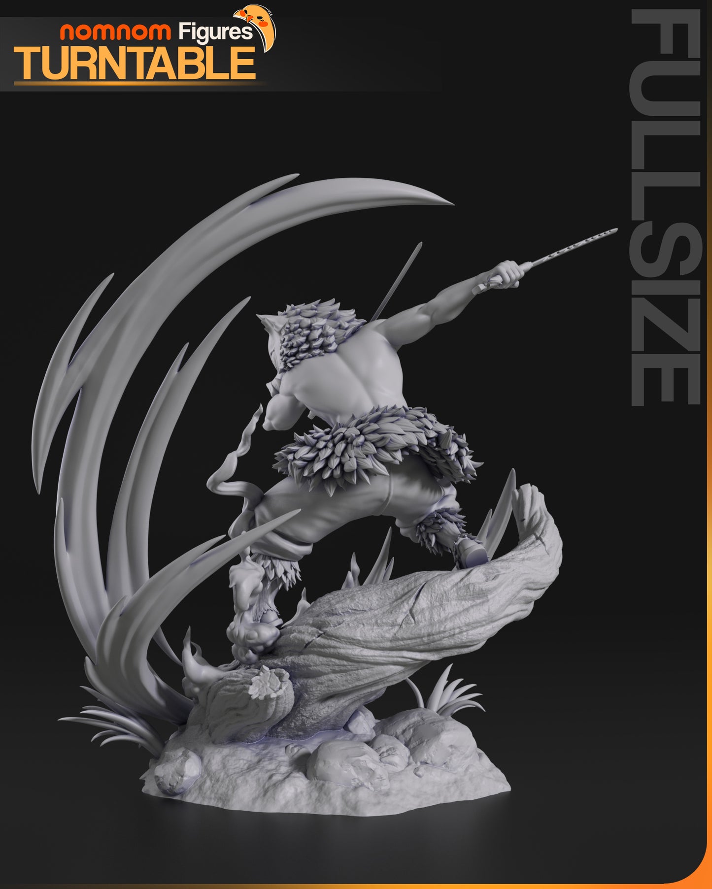 Inosuke (Demon Slayer) - 3D Print - Model Kit - (Nom Nom)