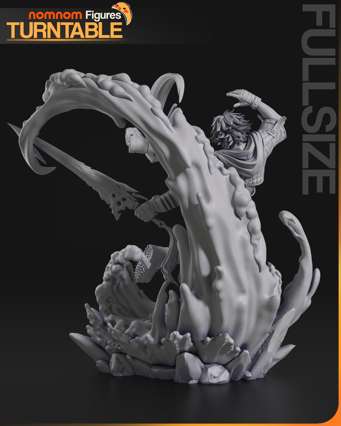 Tidus (Final Fantasy X) 3d Printed Model Kit - 1:10