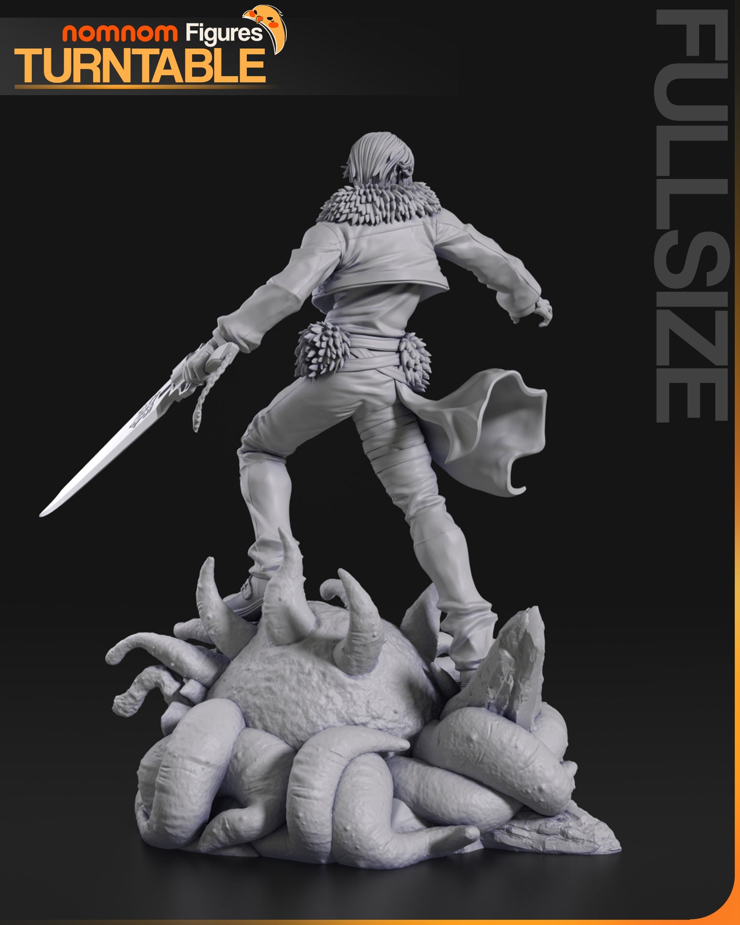Squall Leonhart (FF VIII) 3d Printed Model Kit