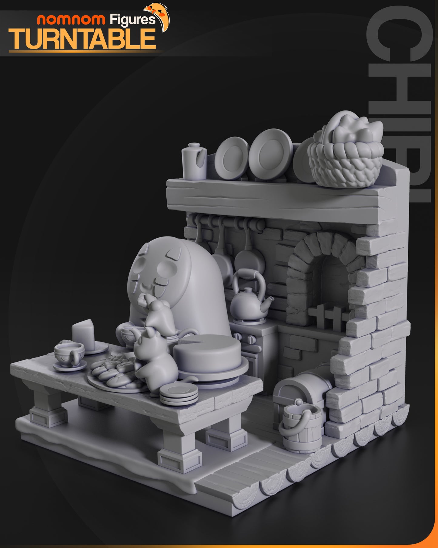 Studio Ghibli - Spirited Away - No Face - 3D Print Paint Kit - Fan Art