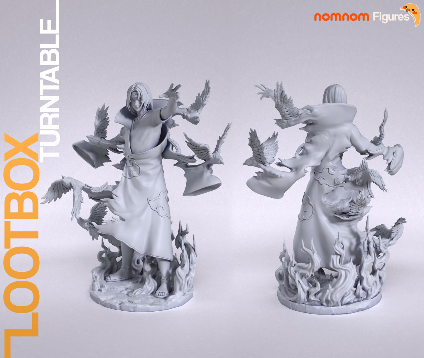 Uchiha Itachi (Naruto Shippuden) 3D Printed Model Kit