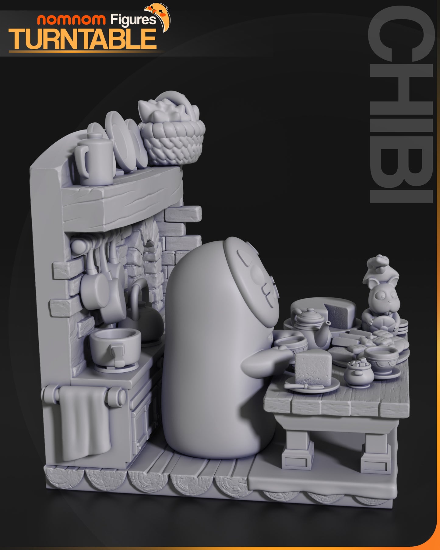 Studio Ghibli - Spirited Away - No Face - 3D Print Paint Kit - Fan Art