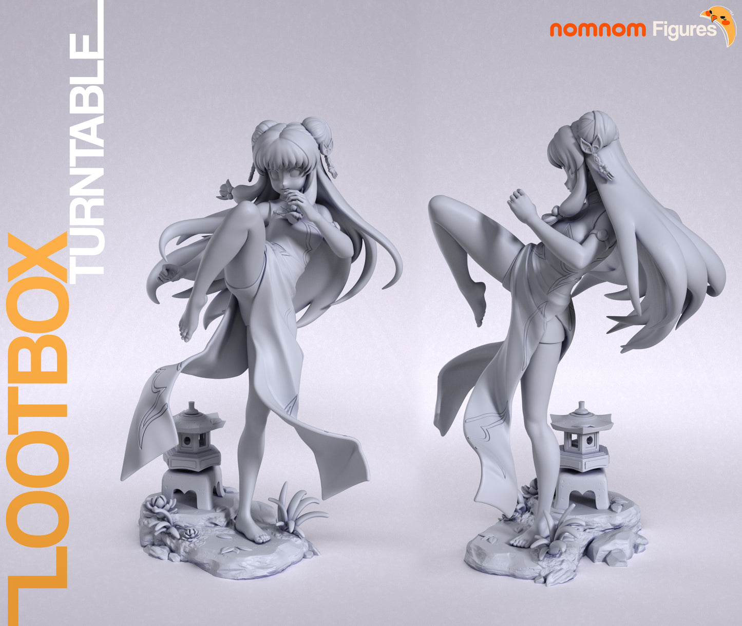 Shampoo (Ranma 1/2) - 3D Print - Model Kit - (Nom Nom)