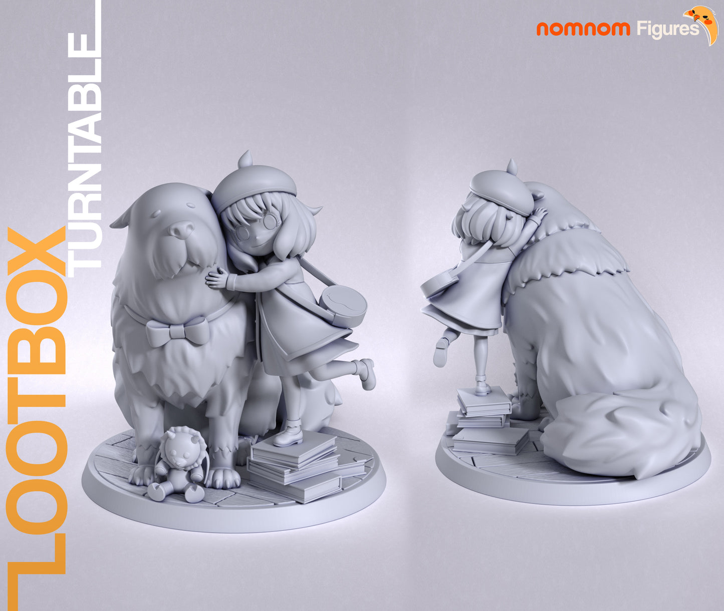 Anya X Bond (Spyx Family) - 3D Print - Model Kit - (Nom Nom)