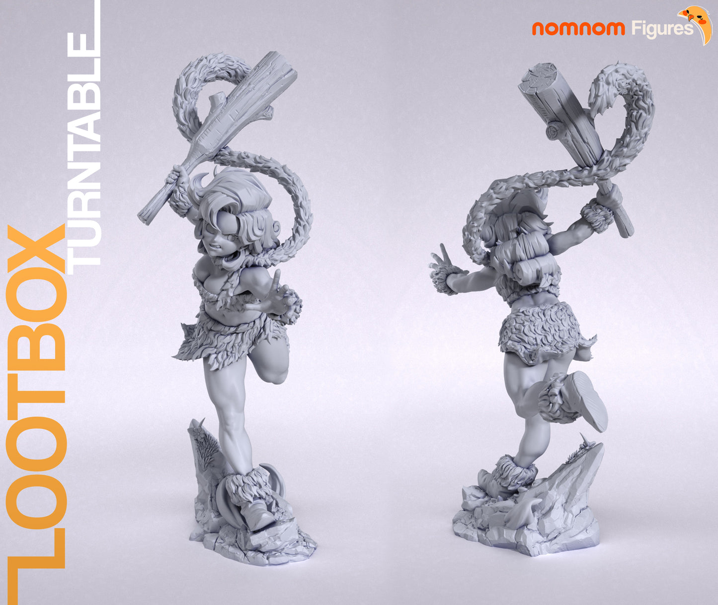 Ayla (Chrono Trigger) 3d Printed Model Kit