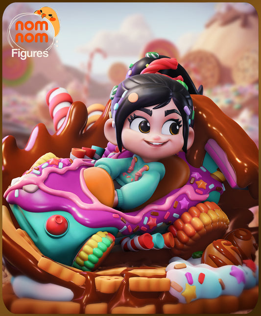 Vanellope Chibi (Wreck-it Ralph) 3D Printed Model Kit