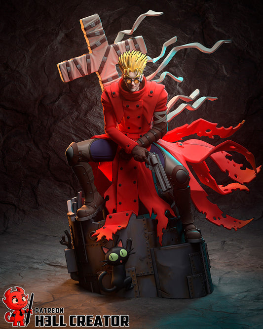 Vash the Stampede (Trigun) - 3D Printed Fan Art Model Kit
