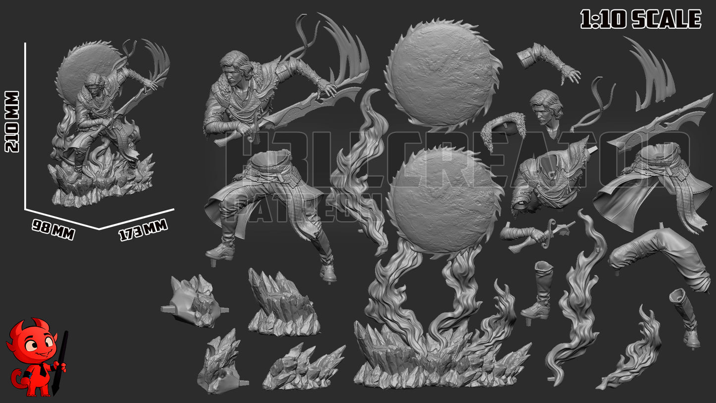 Verso - Clair Obscur: Expedition 33 - 3D Printed Statue / Bust
