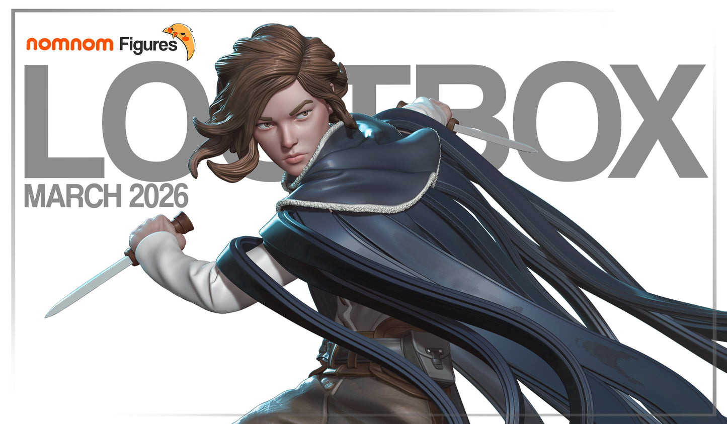 Vin (Mistborn) 3d Printed Model Kit