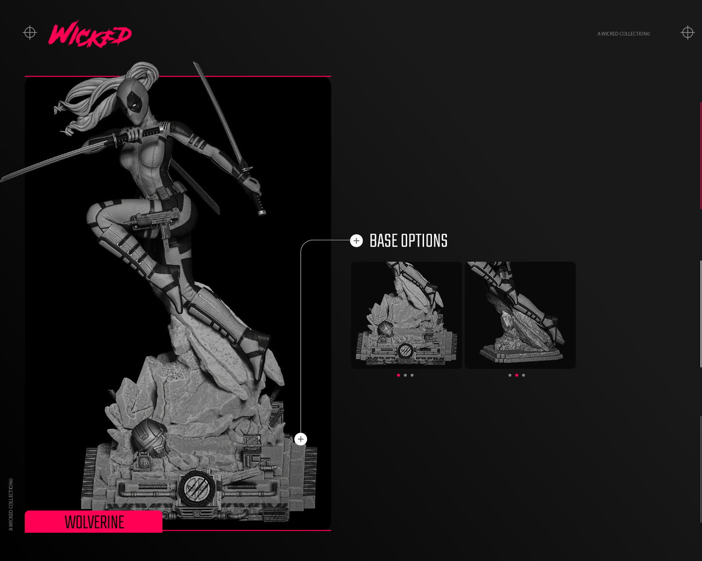 Lady Deadpool (Statue) - Fan Art - 3D Print Kit (Wick3d)