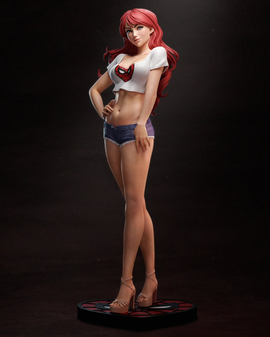 Mary Jane - Spiderman (Fan Art) - 3D printed model kit