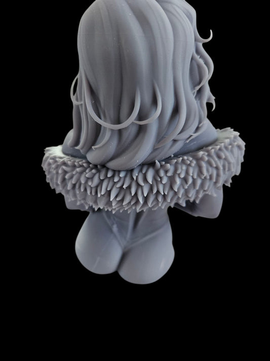 Black Cat Bust 125mm - 3d Printed Bust