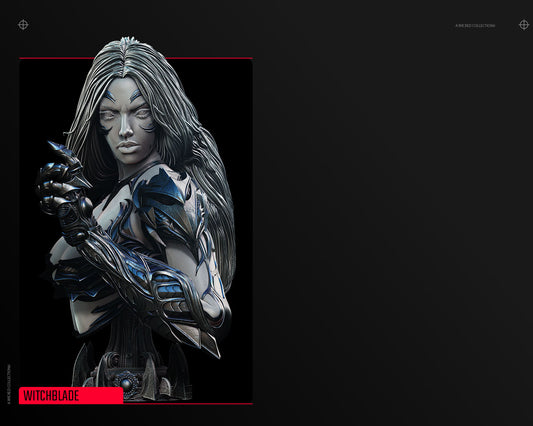 Witchblade (DC) Bust - Fan Art - 4 or 8 scale - 3D Print kit