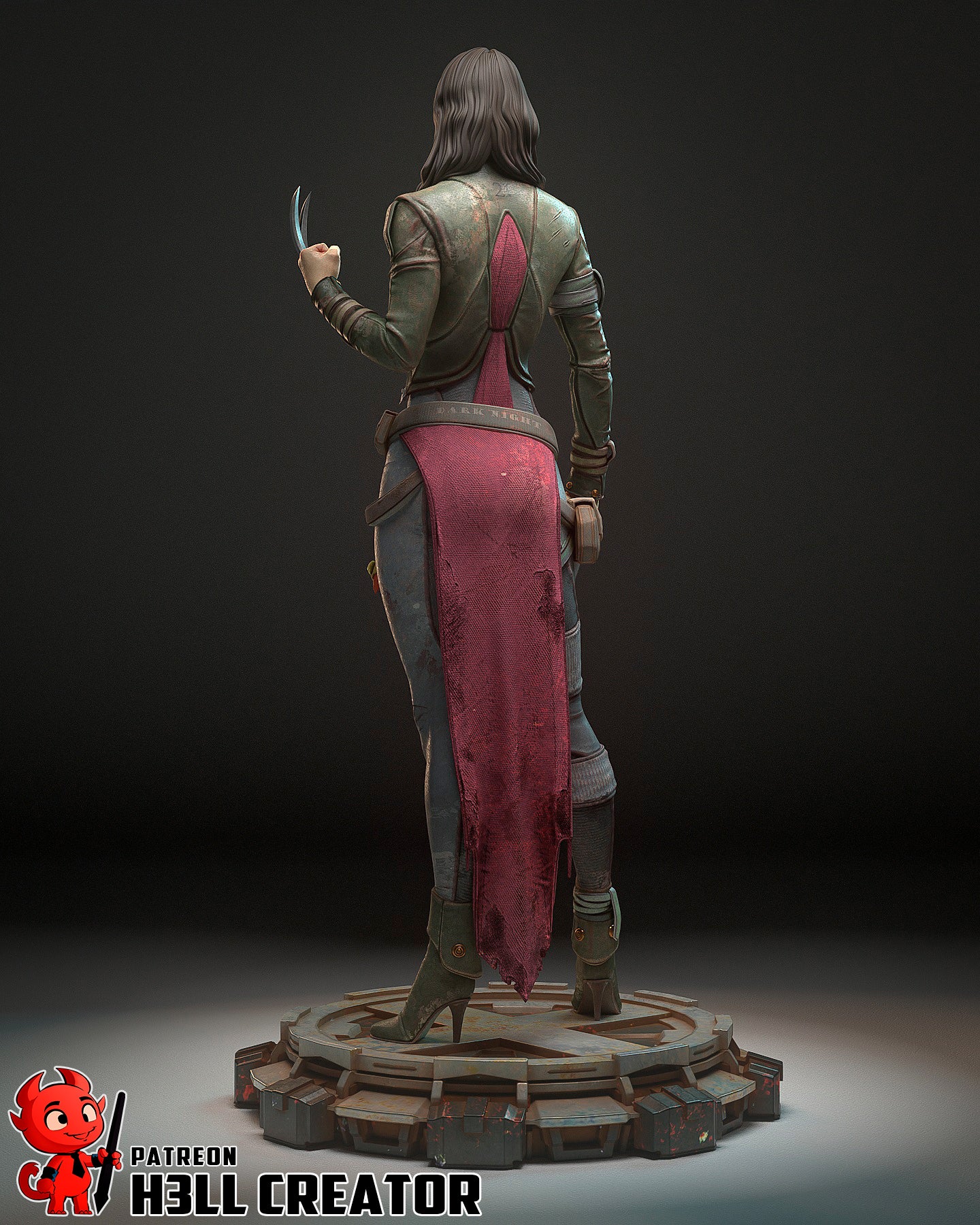X-23 (X-Men) 3d Printed Model Kit - 12 scale
