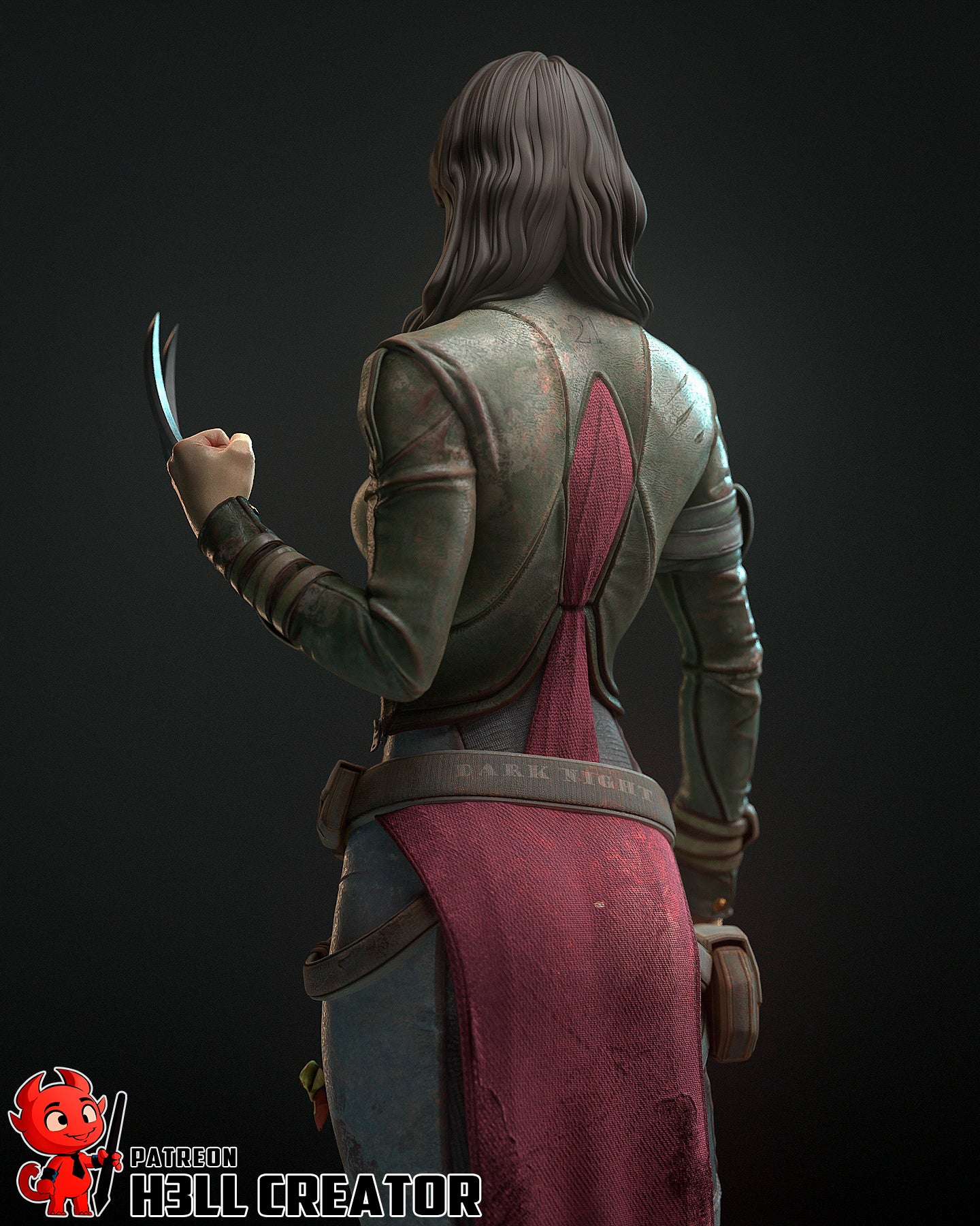 X-23 (X-Men) 3d Printed Model Kit - 12 scale