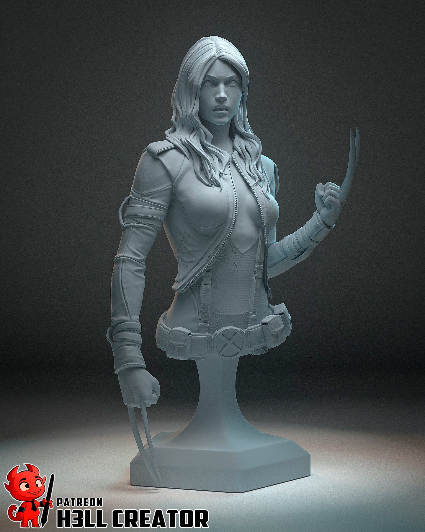 X-23 (X-Men) 3d Printed Model Kit - 12 scale