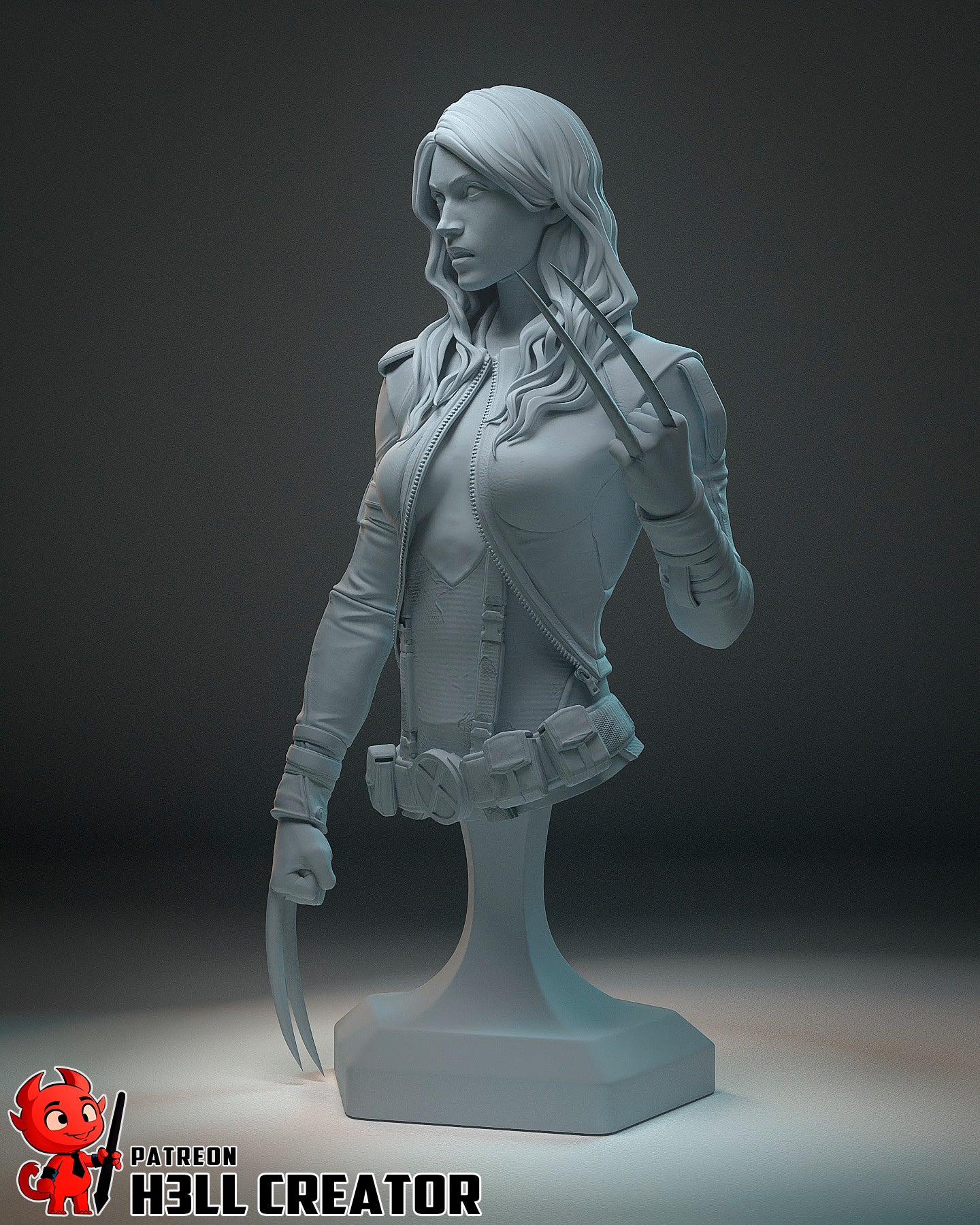 X-23 (X-Men) 3d Printed Model Kit - 12 scale