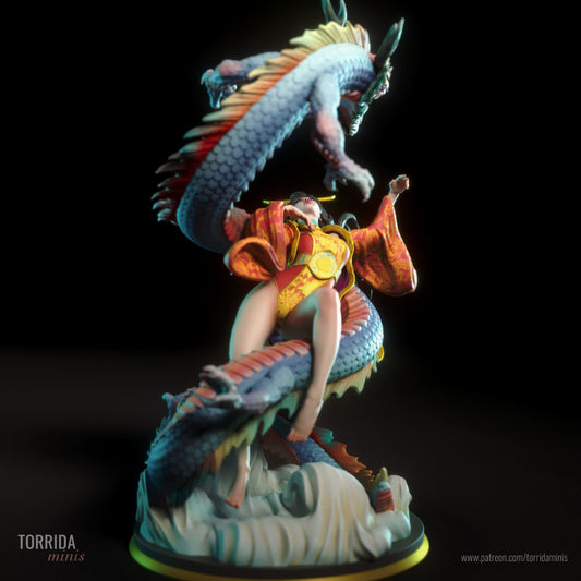 Yahui and the Dragon - 3D Model Kit