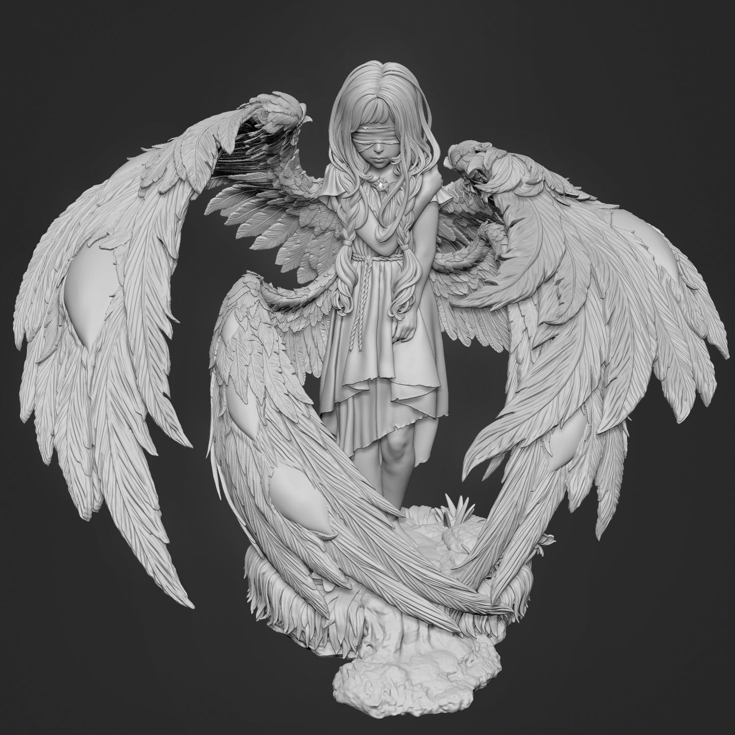 Seraphim (CA3D) - Fan Art - 3D Print Model Kit - 1:6 Scale