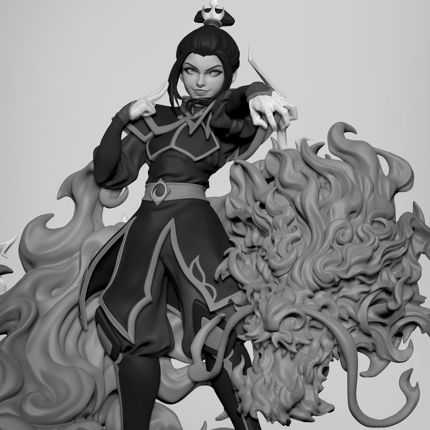 Azula (Avatar Last Airbender) - Fan Art - 3D Print Model Kit - 1:6