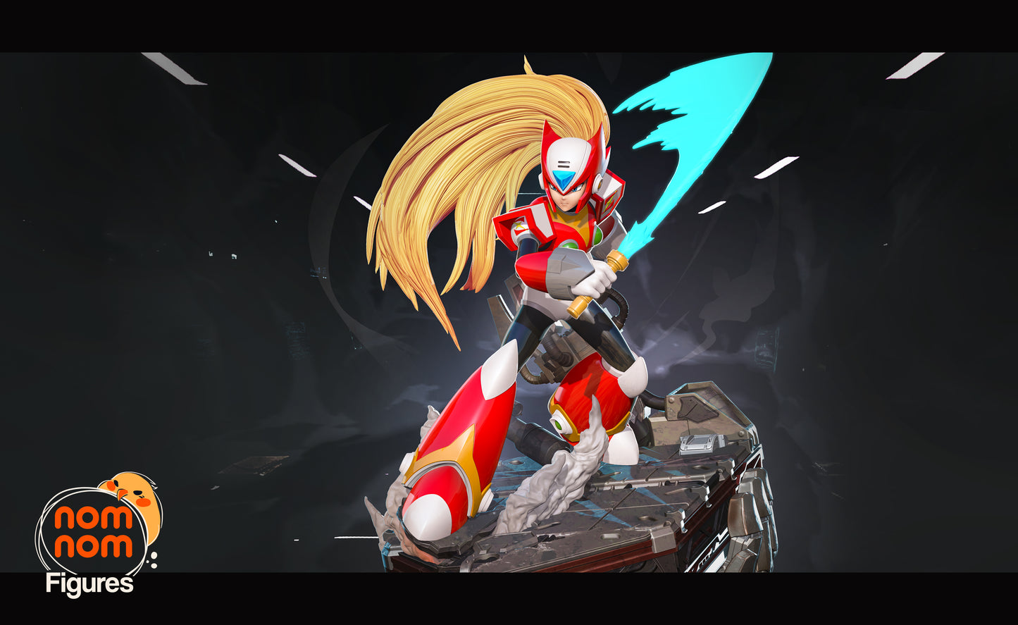 Zero (Mega Man) - 3D Print - Model Kit (NomNom)