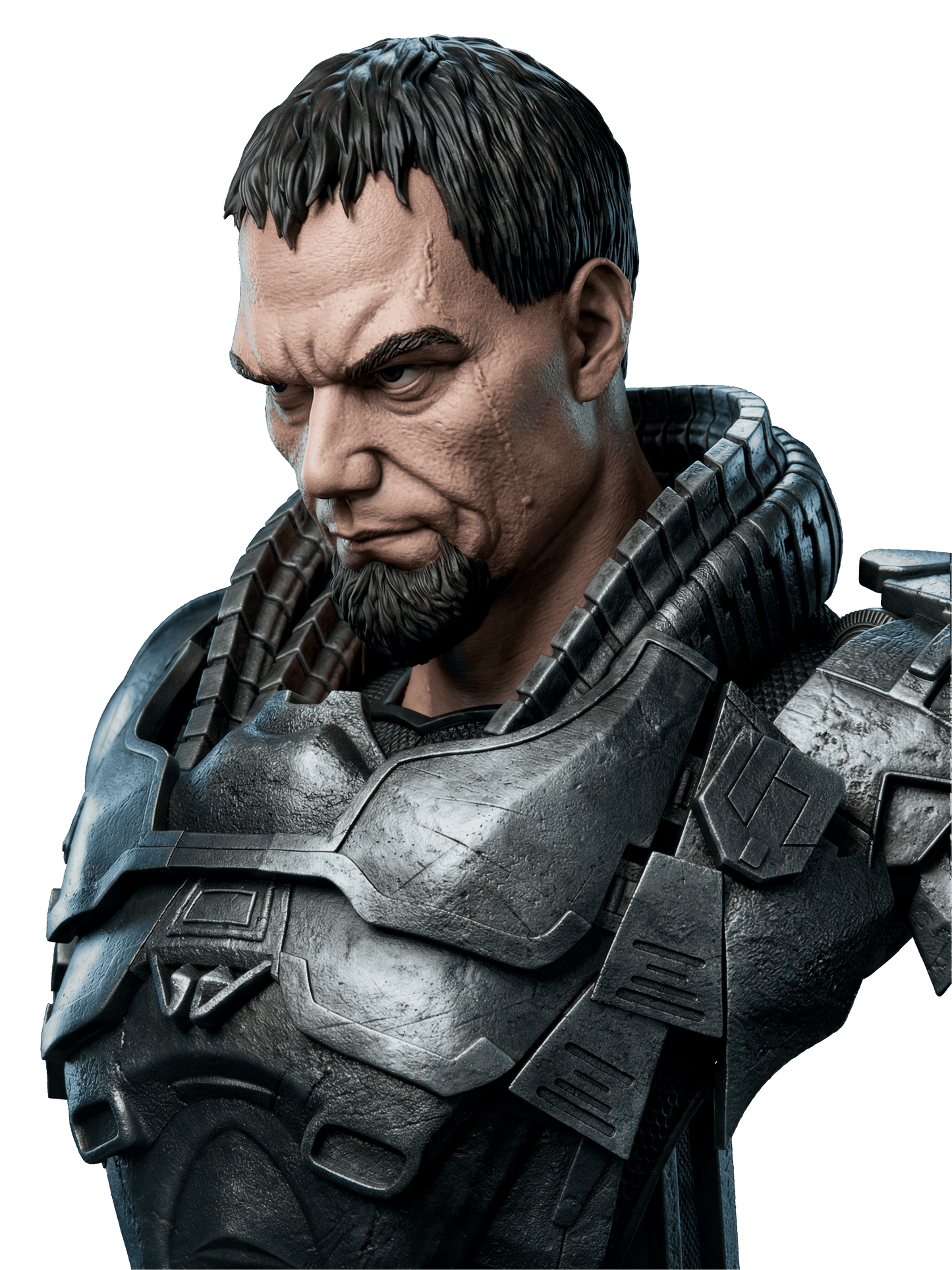 General Zod - Portrait Bust - 4 or 8 scale - 3D Model Kit - Fan Art