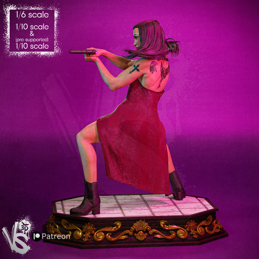 Ballerina (John Wick) - Fan Art - 3D Print Kit - 1:10 Scale