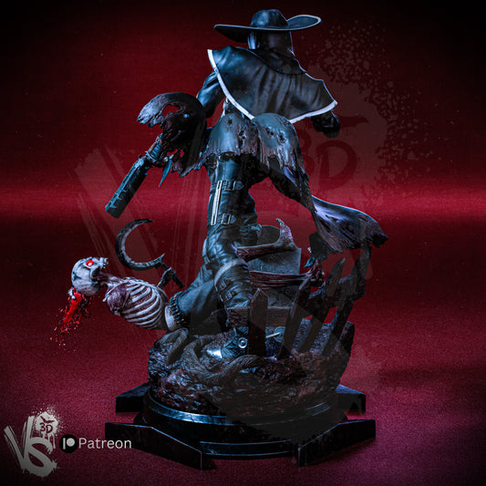 Jericho Cross (Darkwatch) - Fan Art - 3D Print Kit - 1:10