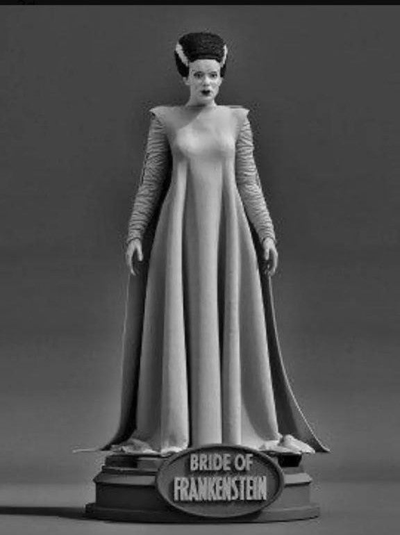 Bride of Frankenstein - Classic Monsters 3d Print, Unpainted and Unassembled