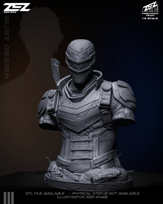 Vigilante 3D printed model kit Statue Bust 6 scale